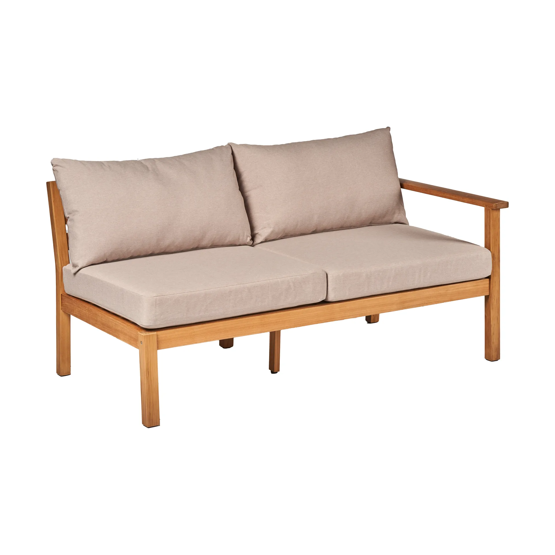 Stockaryd bankmodule 2-zits links teak/beige 1898