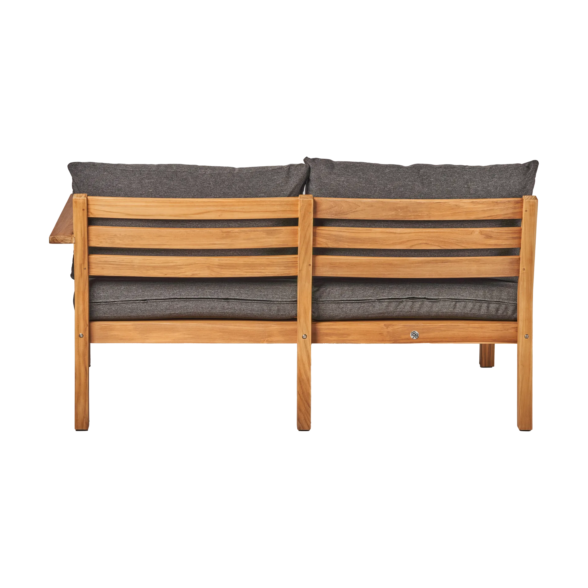 Stockaryd bankmodule 2-zits links teak/dark grey 1898