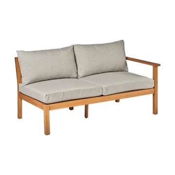 Stockaryd bankmodule 2-zits links teak/light grey - 1898