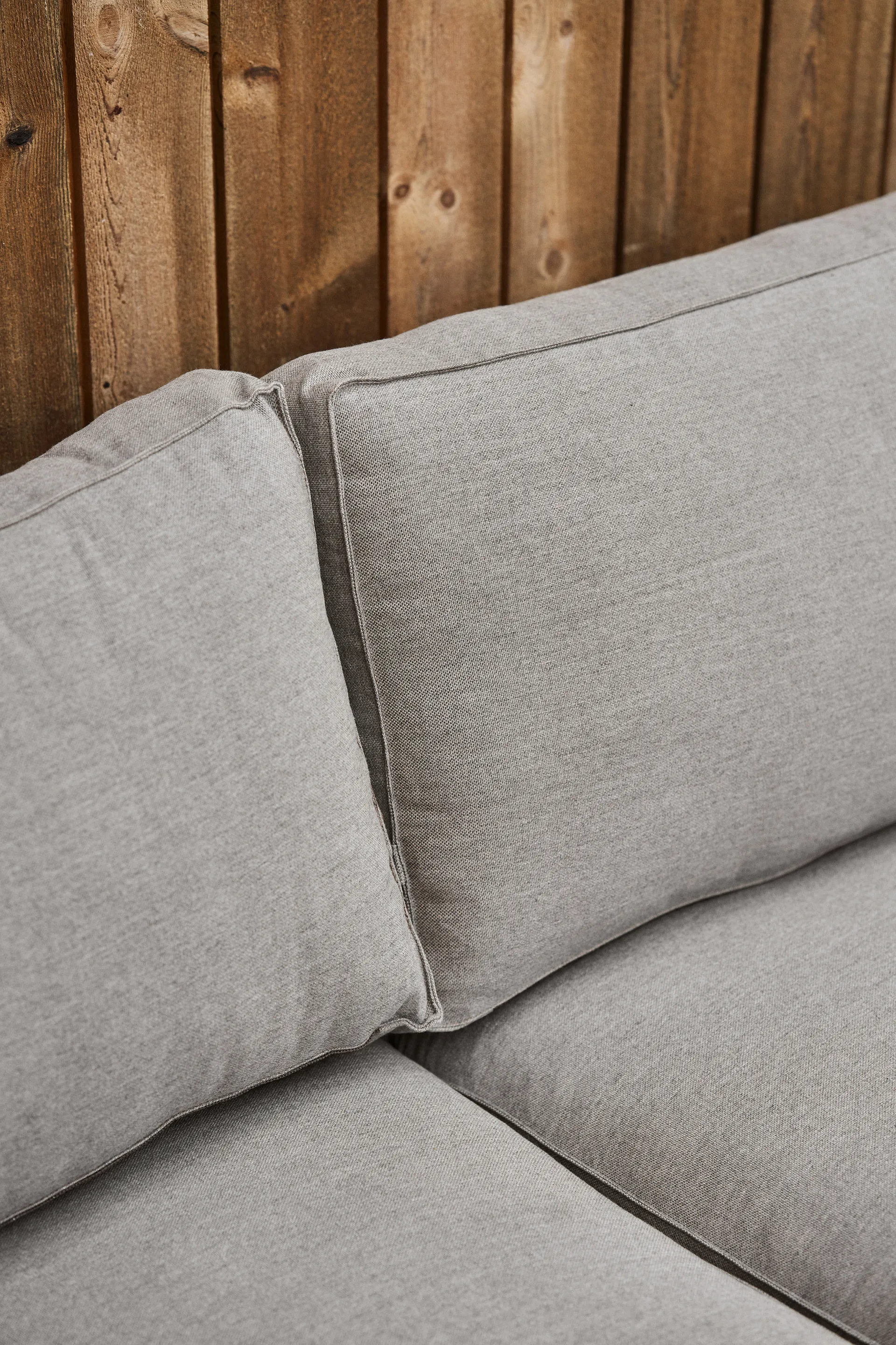 Stockaryd bankmodule 2-zits links teak/light grey,  1898