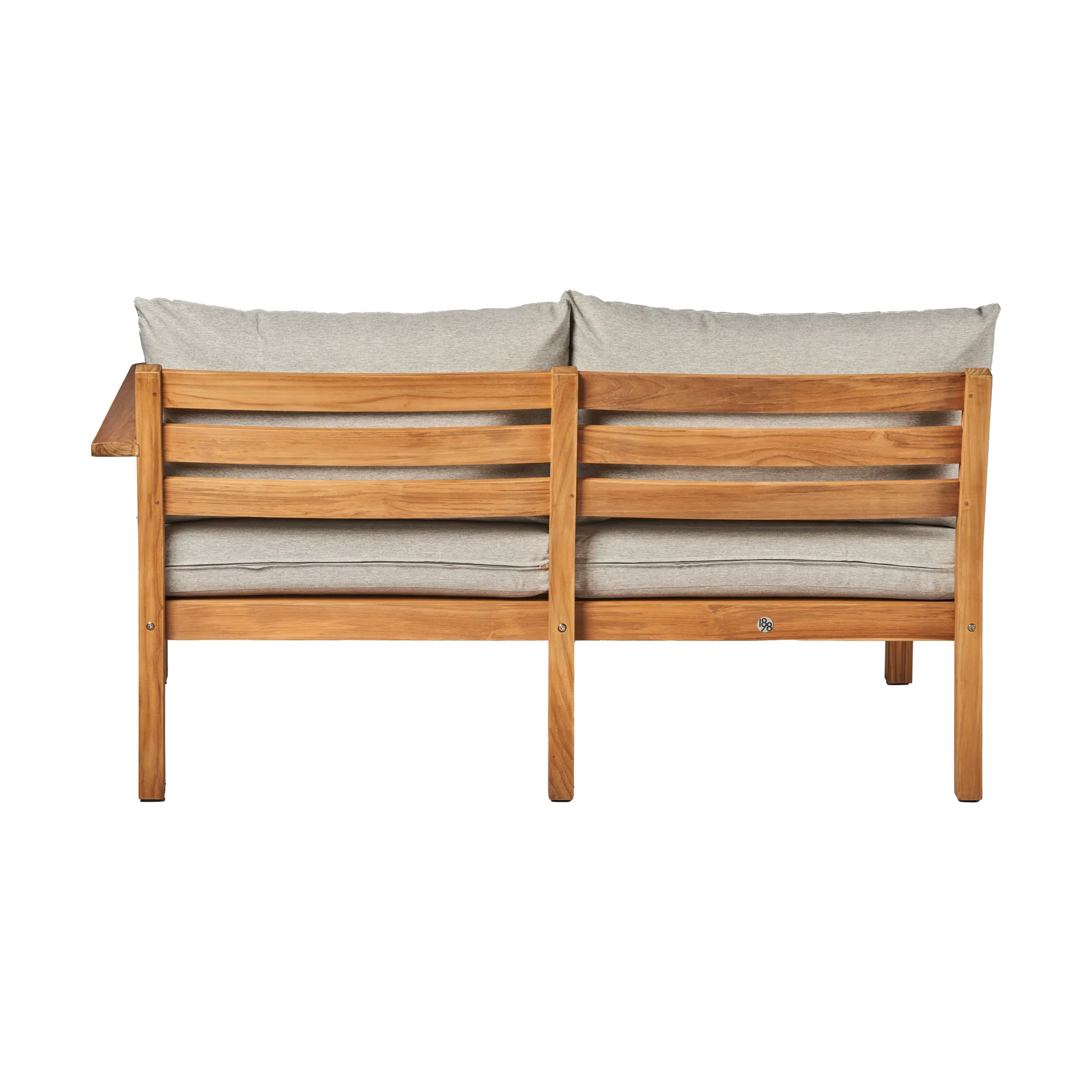 Stockaryd bankmodule 2-zits links teak/light grey 1898