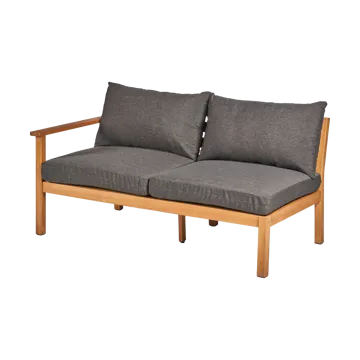 Stockaryd bankmodule 2-zits rechts teak/dark grey - 1898