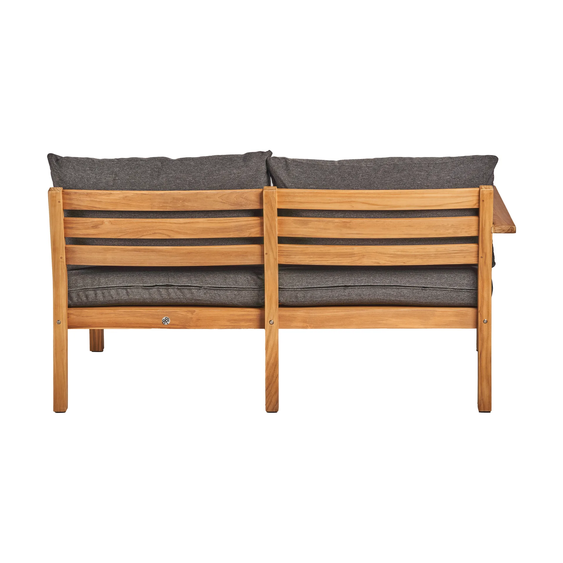 Stockaryd bankmodule 2-zits rechts teak/dark grey,  1898