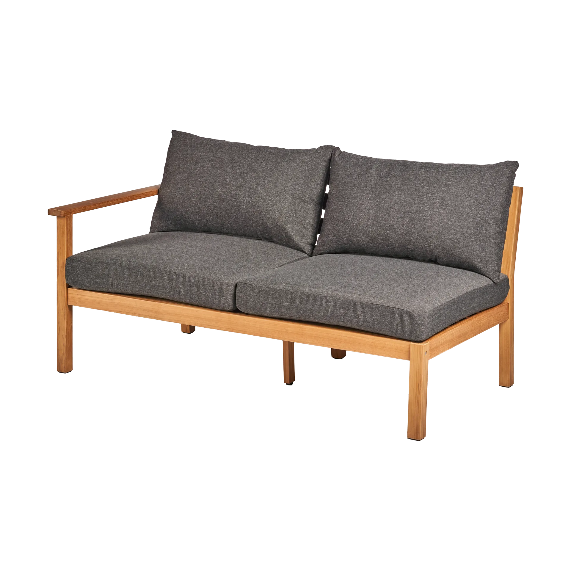 Stockaryd bankmodule 2-zits rechts teak/dark grey 1898