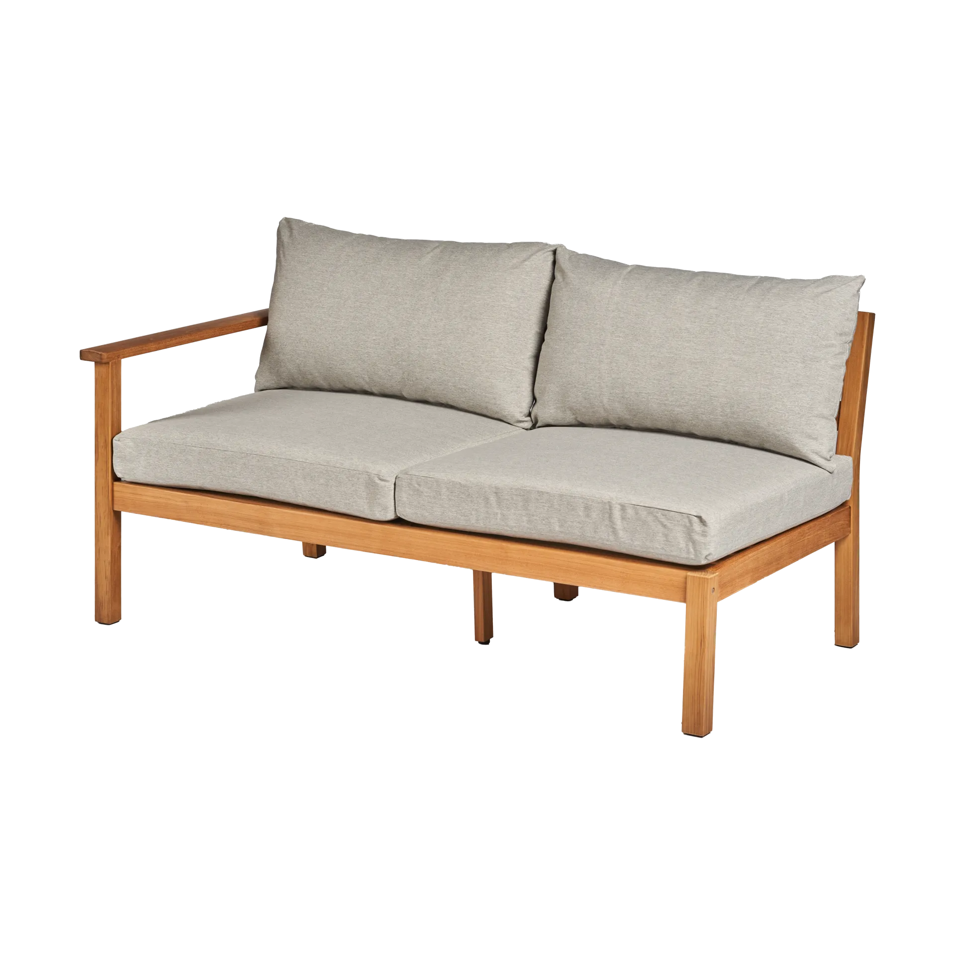 Stockaryd bankmodule 2-zits rechts teak/light grey 1898