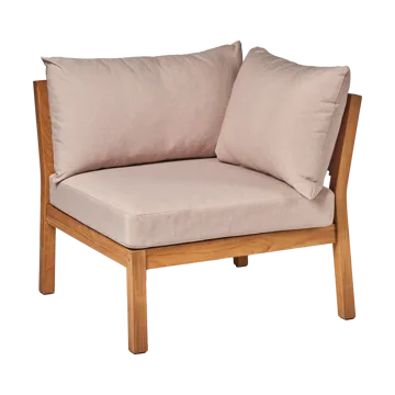 Stockaryd bankmodule hoekstuk teak/beige - 1898