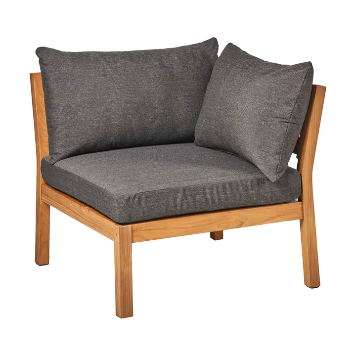 Stockaryd bankmodule hoekstuk teak/dark grey - 1898