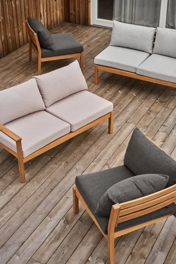 Stockaryd bankmodule hoekstuk teak/dark grey - 1898