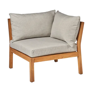 Stockaryd bankmodule hoekstuk teak/light grey - 1898