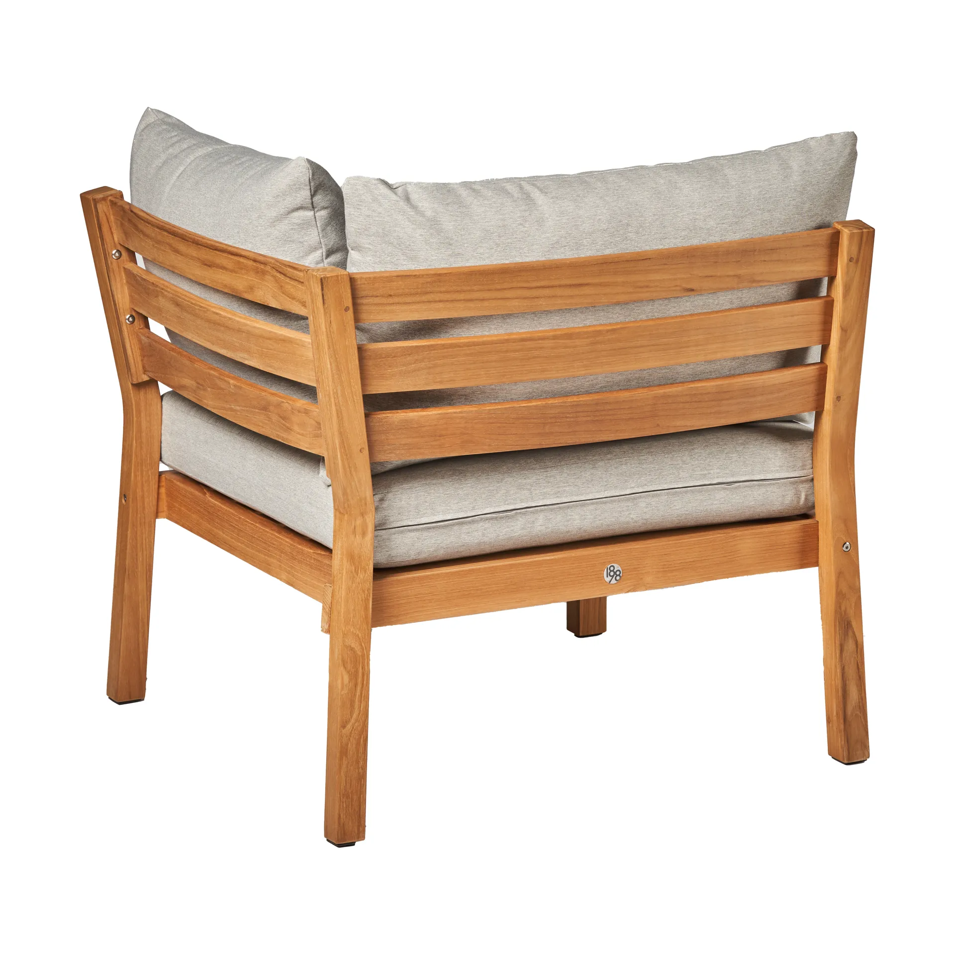 Stockaryd bankmodule hoekstuk teak/light grey,  1898