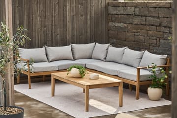 Stockaryd bankmodule hoekstuk teak/light grey - undefined - 1898