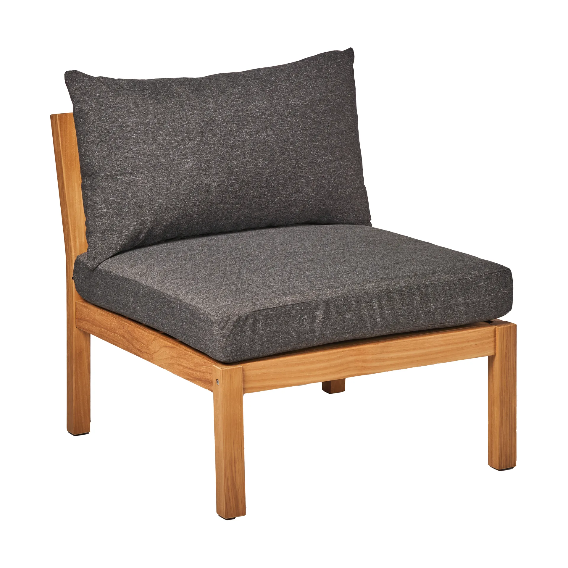 Stockaryd bankmodule middenstuk teak/dark grey,  1898