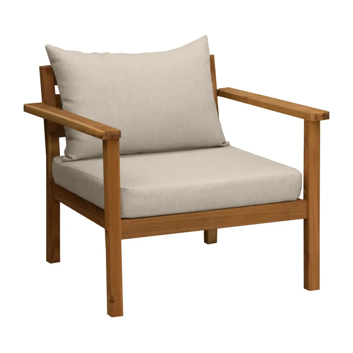 Stockaryd loungestoel teak/beige - 1898