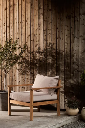 Stockaryd loungestoel teak/beige - 1898