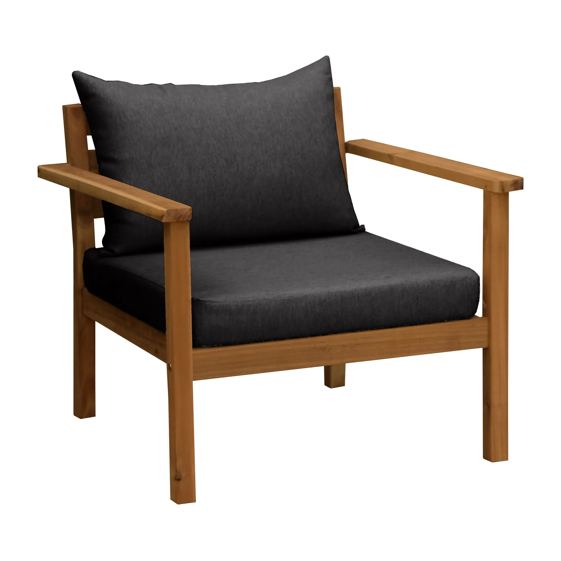Stockaryd loungestoel teak/dark grey,  1898