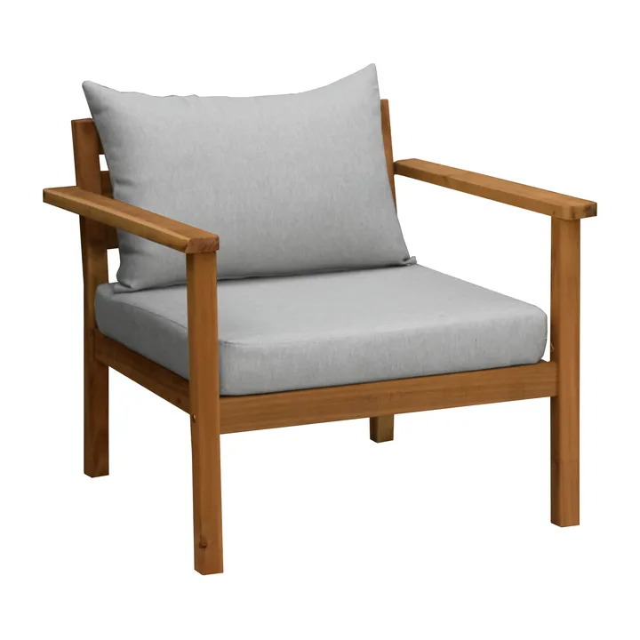 Stockaryd loungestoel teak/light grey - 1898