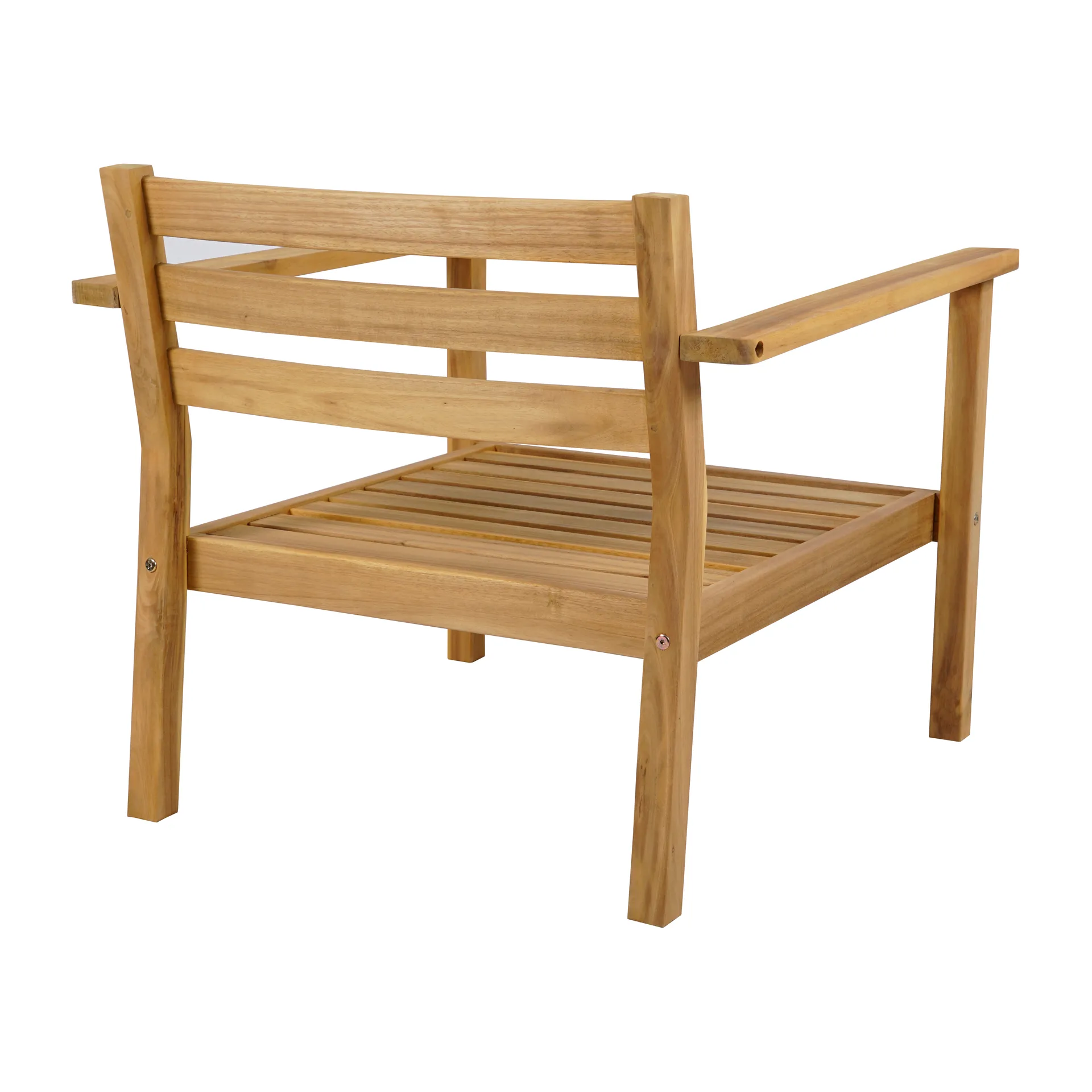 Stockaryd loungestoel teak/light grey,  1898
