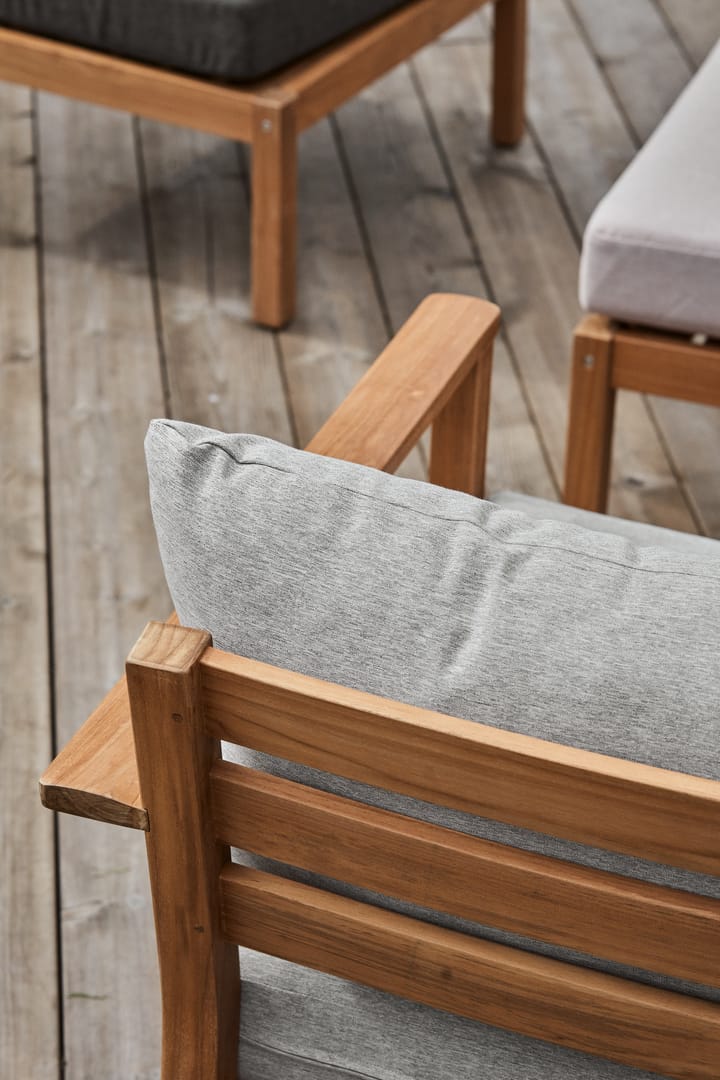 Stockaryd loungestoel teak/light grey 1898