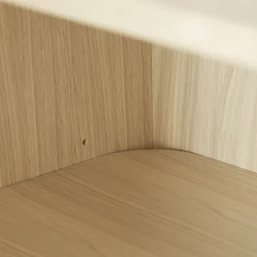 Vidja sideboard - Witgepigmenteerd eikenhout - 1898