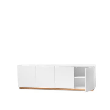 Beam sideboard - witte lak, sokkel van witgeolied eikenhout - A2