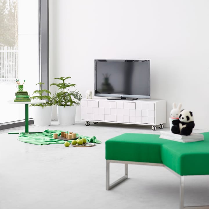 Collect 2010 mediameubel met wielen, Wit A2