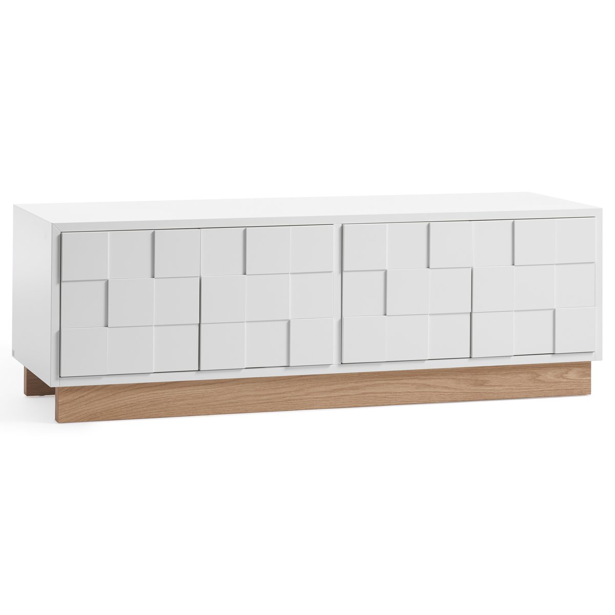 A2 Collect 2010 mediameubel Witgeolied eikenhout | Scandinavisch Interieur | TV- & mediameubels | Wit