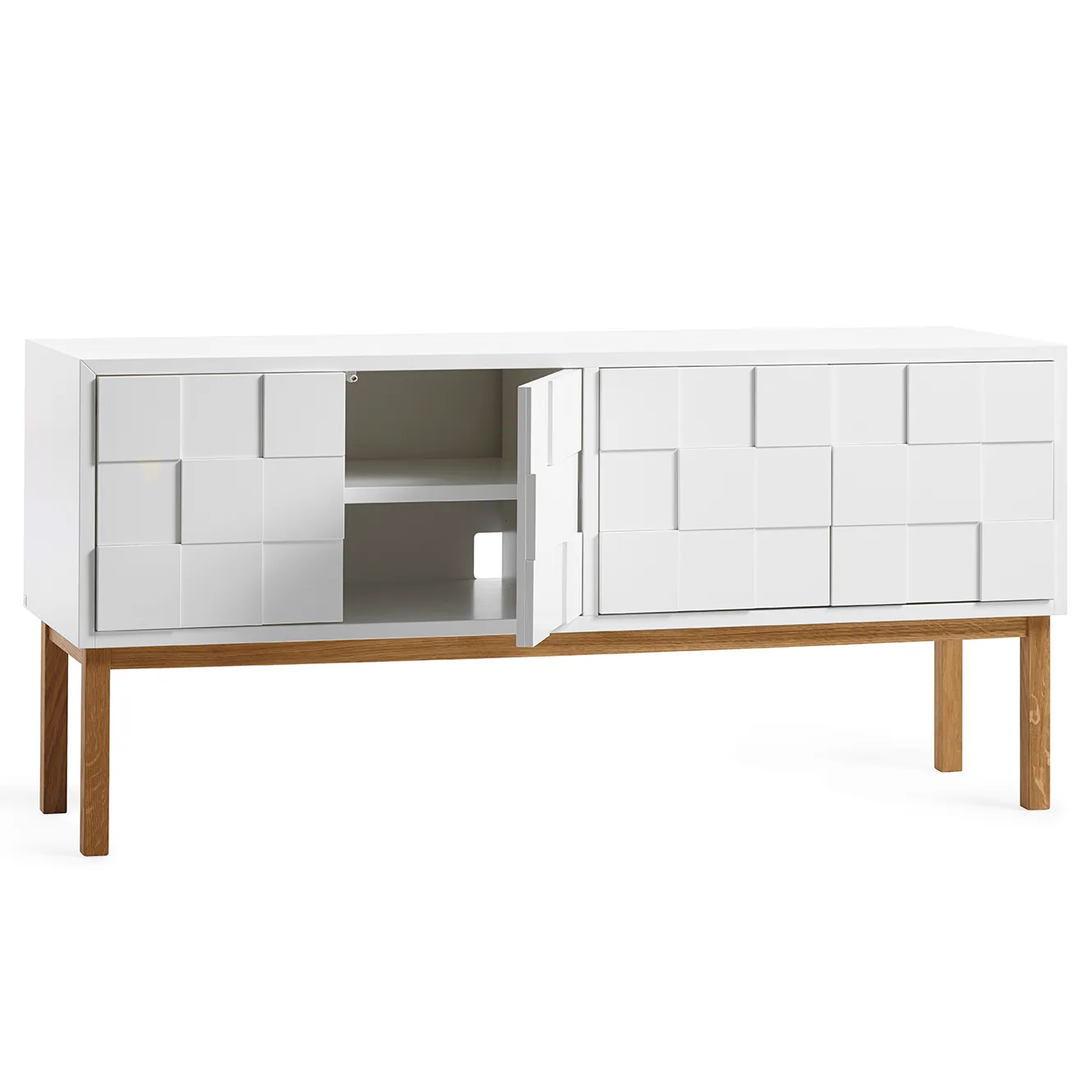 Collect 2010 tv-meubel met poten, Eikenhouten poten A2