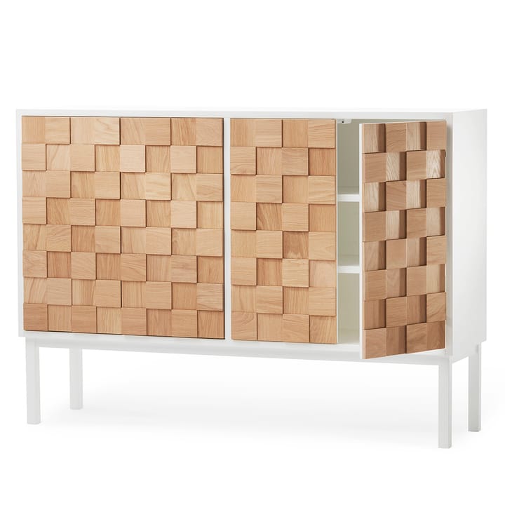 Collect 2016 lage kast, Witgeolied eiken-wit A2