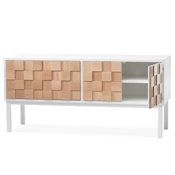 Collect 2016 tv-meubel met poten - Witgeolied eikenhout-wit - A2