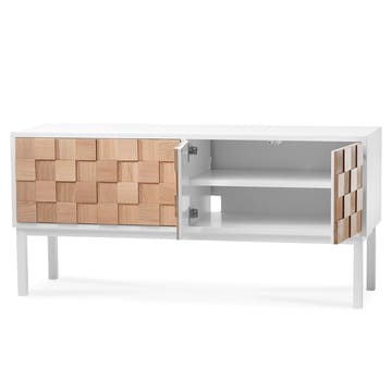 Collect 2016 tv-meubel met poten - Witgeolied eikenhout-wit - A2