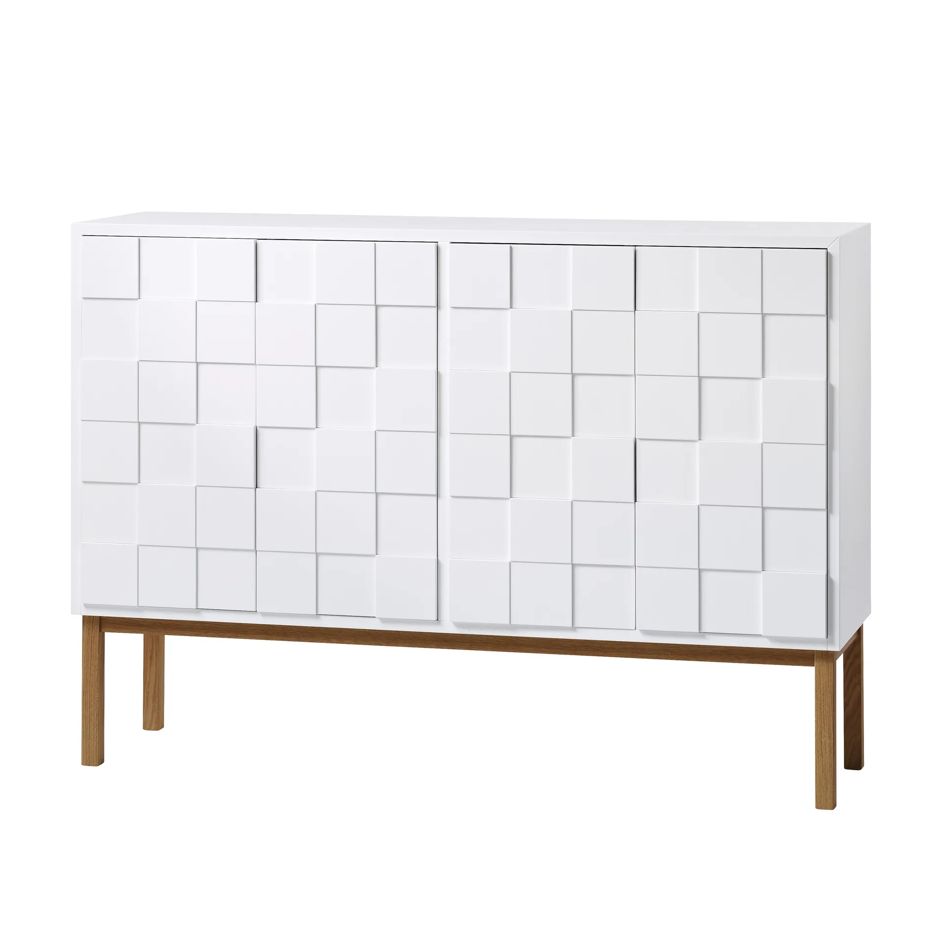 Collect kast 2010 laag, eikenhout A2