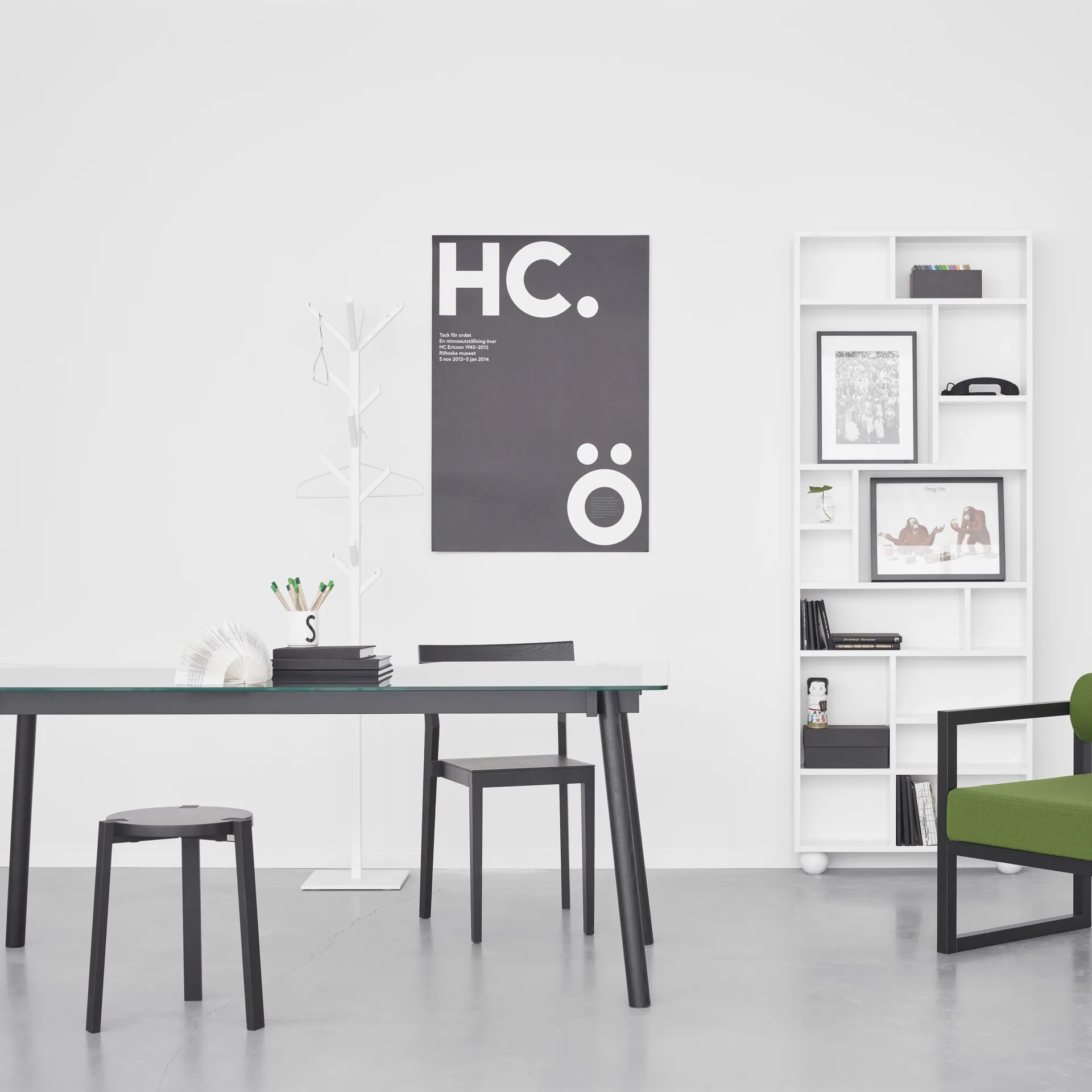 Corners eettafel, geolied eikenhout, glas A2