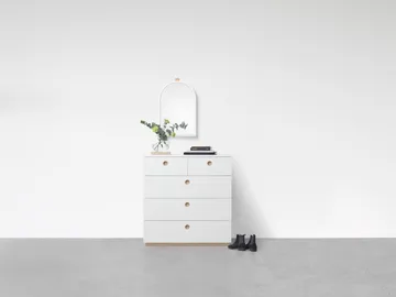 Echo wandspiegel - Wit, 43x63 cm - A2