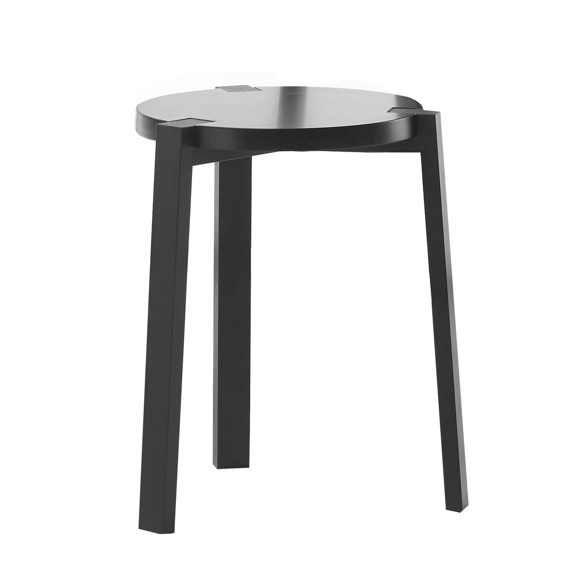 A2 Happy kruk Zwart-zwart | Scandinavisch Interieur | Krukjes & Poefs | Zwart