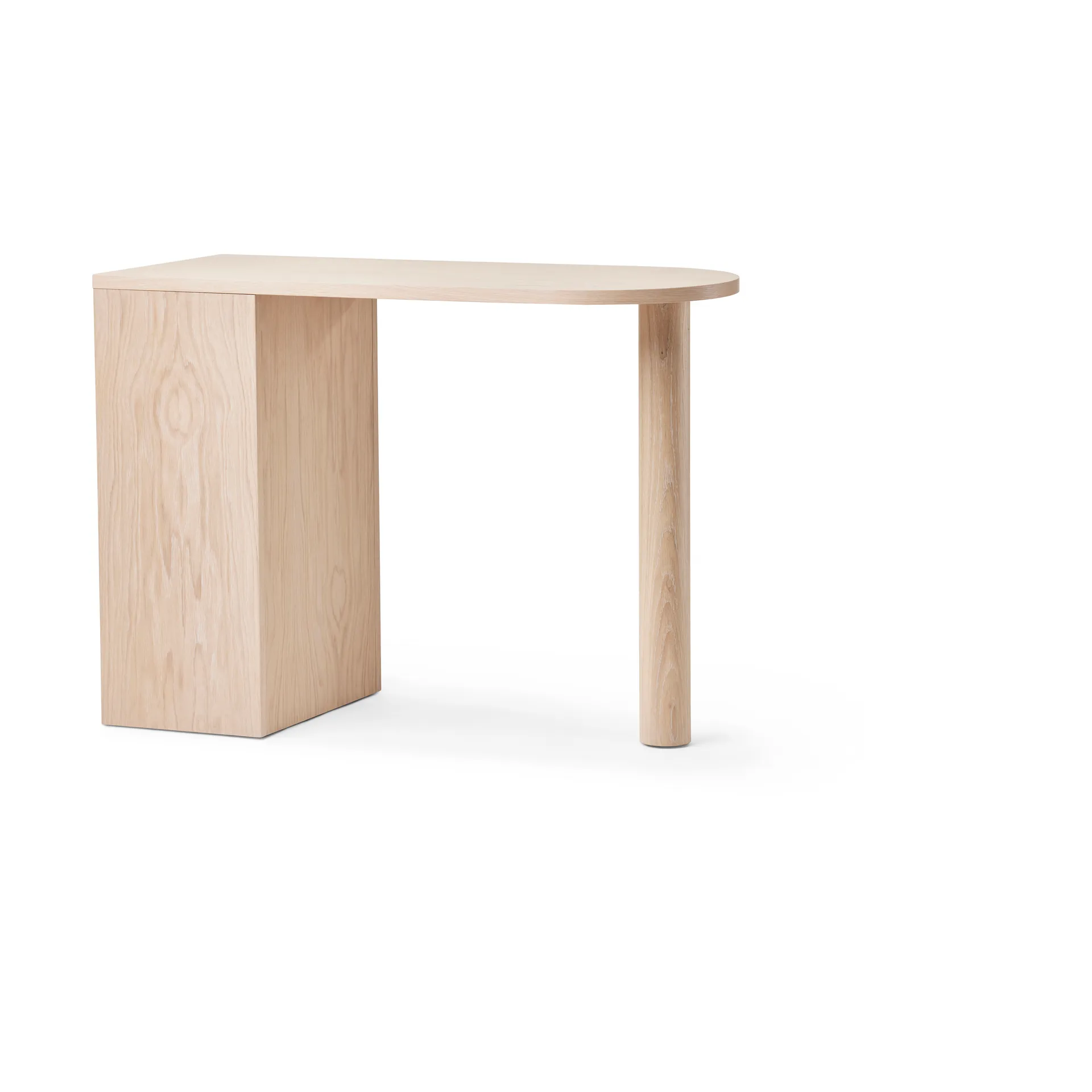 Hub bureau, Witgeolied eiken, 100x73x43 cm A2