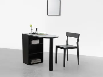 Hub bureau - Zwart gebeitst eiken, 100x73x43 cm - A2