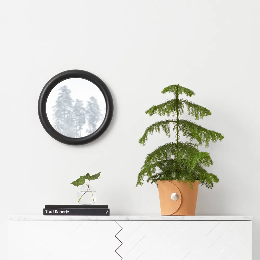 Hug bloempot, lichtbruin, h.12 cm Ø14 cm A2