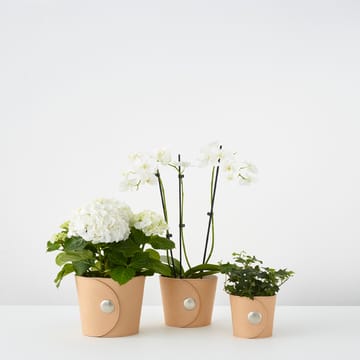 Hug bloempot - lichtbruin, h.15 cm Ø18 cm - A2