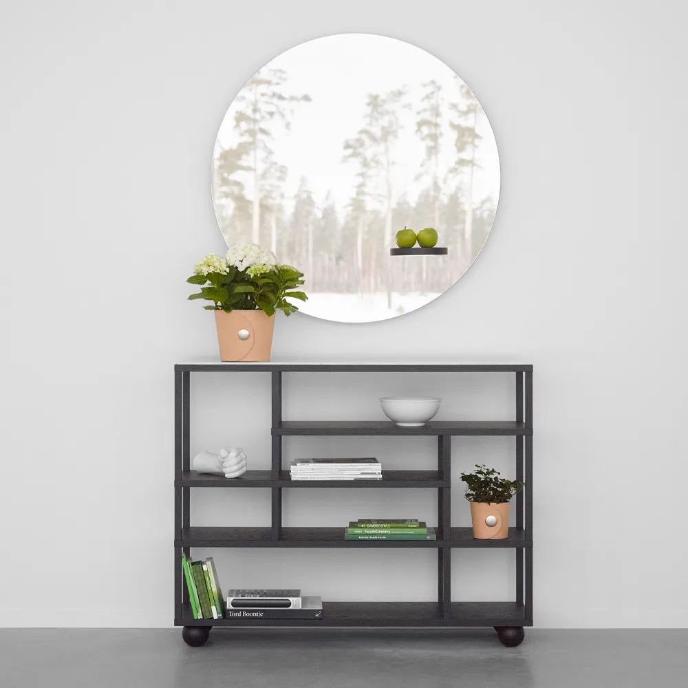 Hug bloempot, lichtbruin, h.15 cm Ø18 cm A2