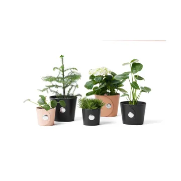 Hug bloempot - Tärnsjö leer zwart, Ø18x15 cm - A2