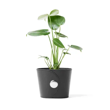 Hug bloempot - Tärnsjö leer zwart, Ø18x15 cm - A2