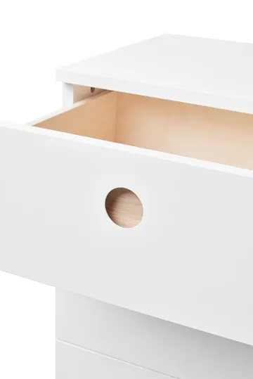 Keep high ladekast - Witgeolied eiken, 95x98x40 cm - A2