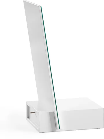 Me tafelspiegel met opbergruimte - Wit, 34x57x30 cm - A2