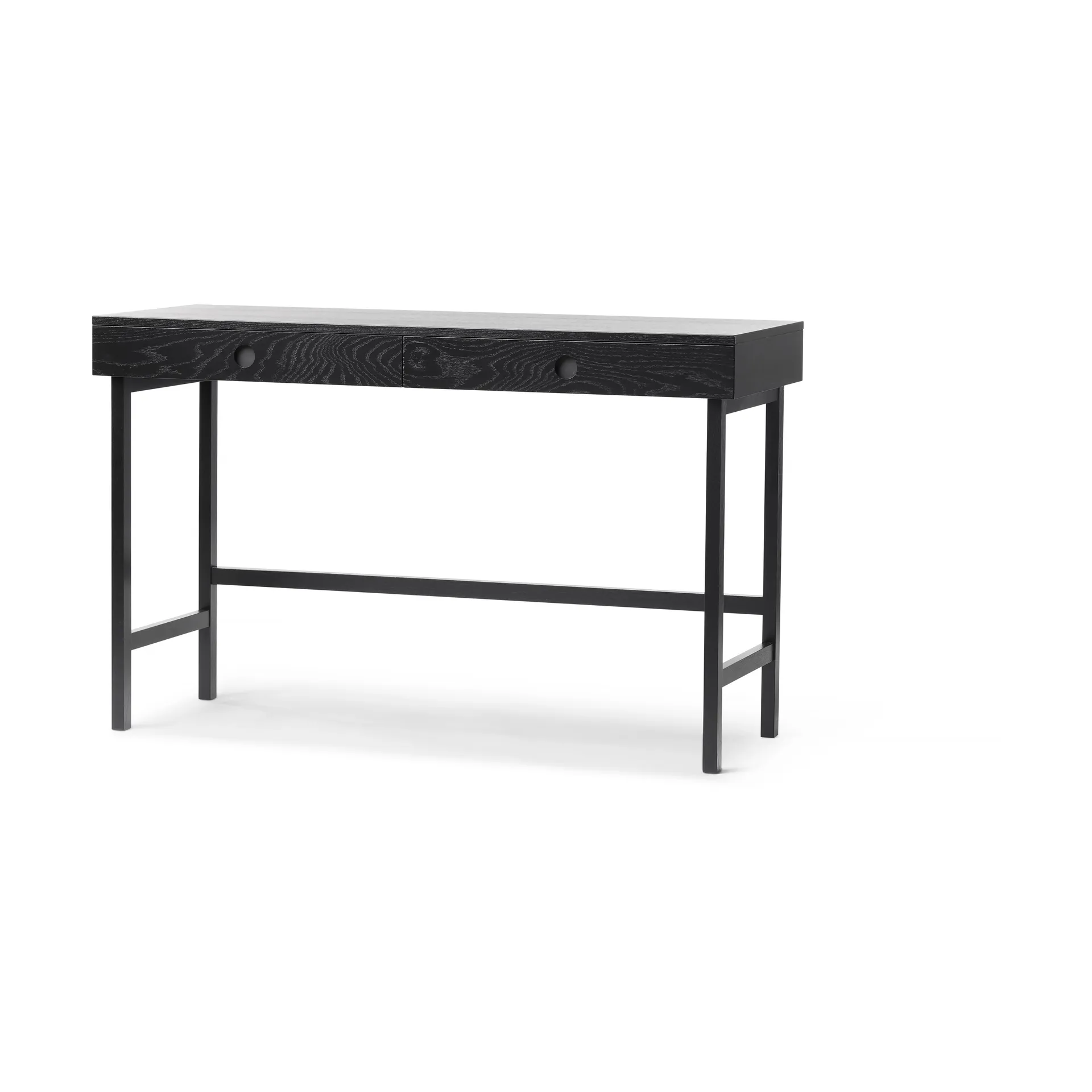 Mind bureau, Zwart gebeitst eiken, 118x74x44 cm A2