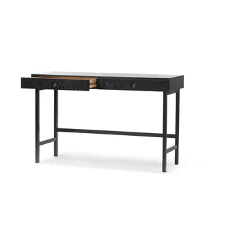 Mind bureau - Zwart gebeitst eiken, 118x74x44 cm - A2