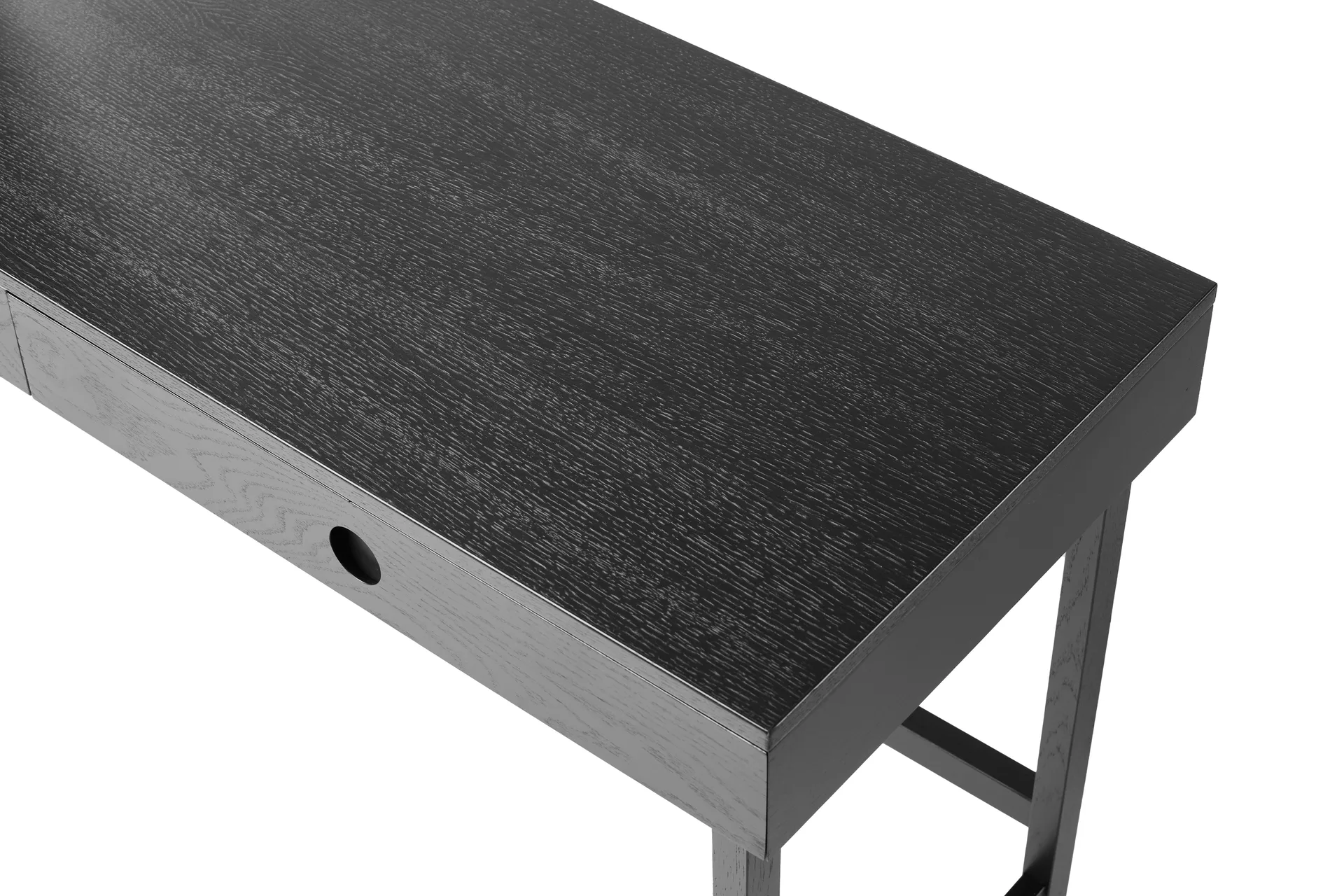 Mind bureau, Zwart gebeitst eiken, 118x74x44 cm A2