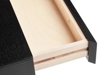 Mind bureau - Zwart gebeitst eiken, 118x74x44 cm - A2