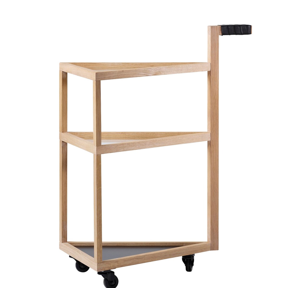 A2 Move serveertrolley eikenhout | Scandinavisch Interieur | Serveerwagens | Bruin