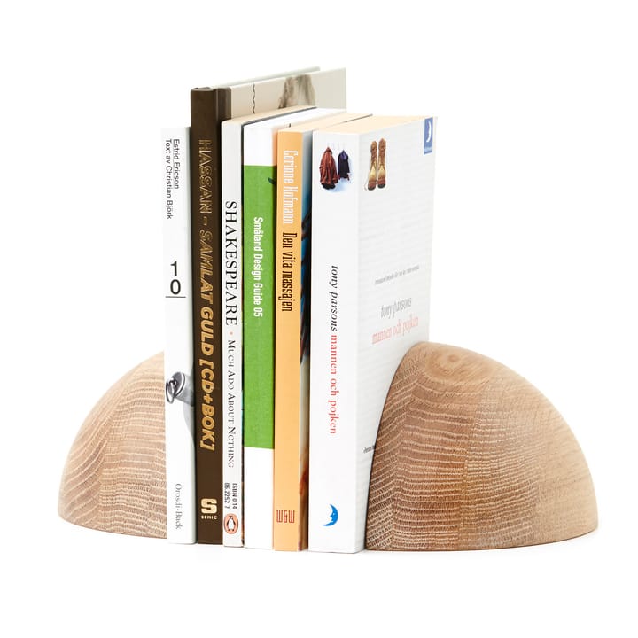 Show boekensteun, Wit geolied eikenhout A2
