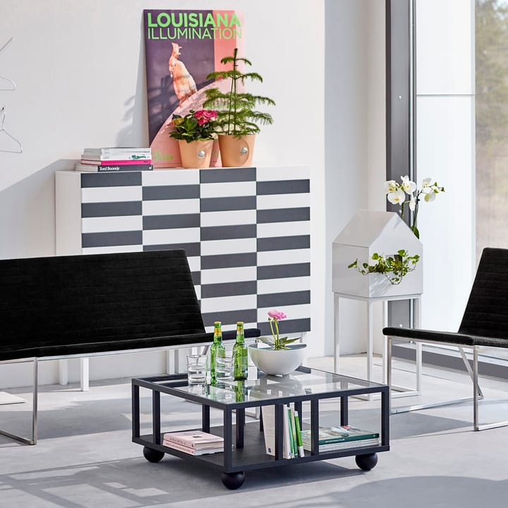 Show salontafel, Zwartgebeitst eikenhout A2